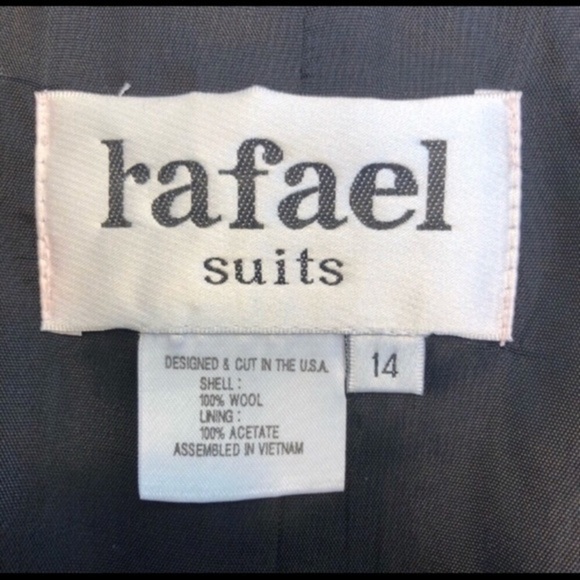 NWT VTG Rafael Wool & Faux Leather Jacket - Picture 7 of 8
